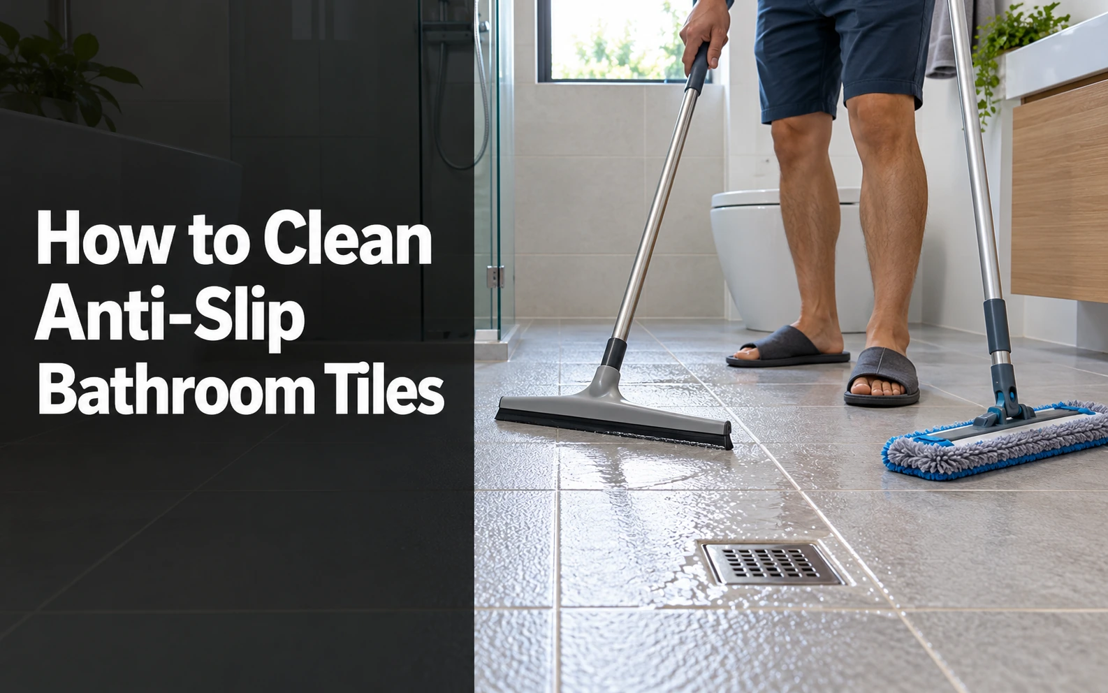How to Clean Anti-Slip Bathroom Tiles