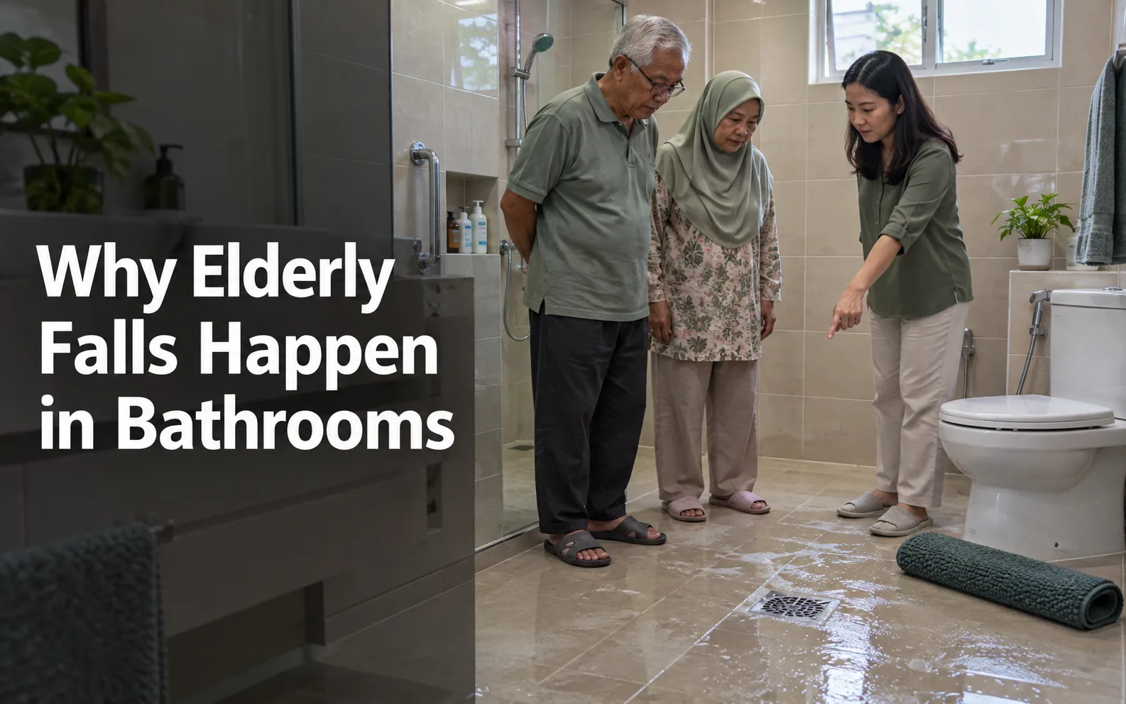 Why Elderly Falls Happen in Bathrooms