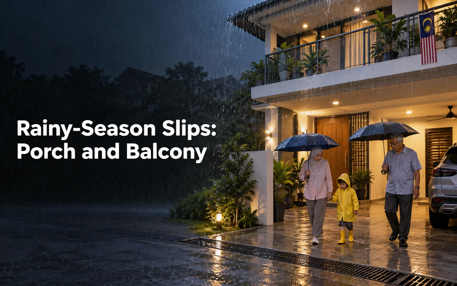 Rainy-Season Slips: Porch and Balcony